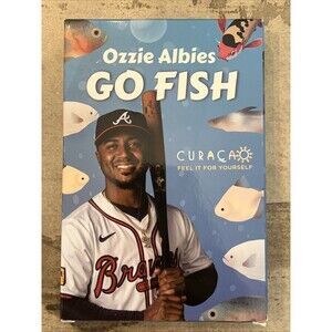 Atlanta Braves Ozzie Albies GO FISH Card Game New In Sealed Box